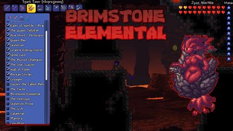 Terraria Boss Checklist #20 - Brimstone Elemental [Brimstone Elemental ...