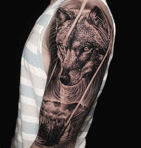 Wolf Sleeve by Jhon Gutti: TattooNOW