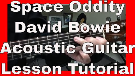 Space Oddity - David Bowie - Acoustic Guitar Lesson Tutorial Chords ...