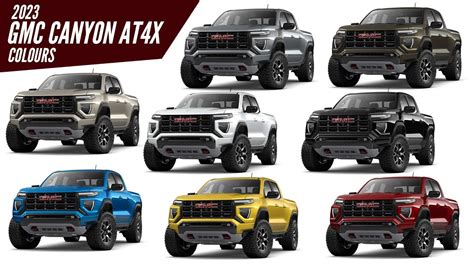 2023 GMC Canyon AT4X - All Paint Color Options - Images | AUTOBICS ...