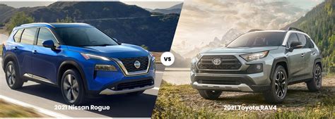 2021 Nissan Rogue vs. 2021 Toyota RAV4 | SUV Comparison