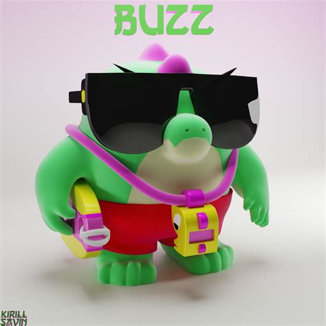 ArtStation - Buzz Brawl Stars 3D