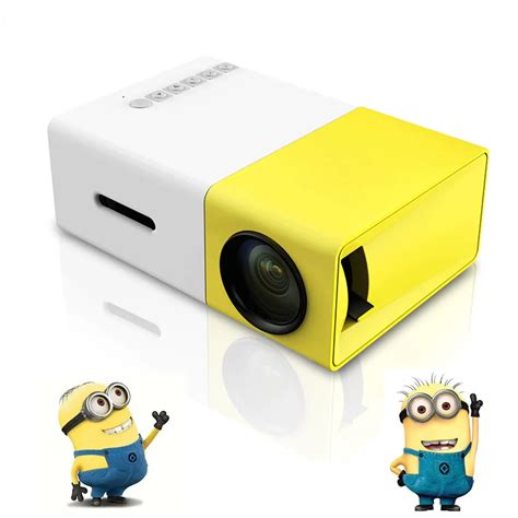 Pico Projector YG300 LCD 600LM Home Media Player MINI Projector For ...