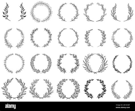 Laurel wreathes Stock Vector Images - Alamy