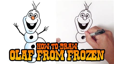 Olaf Drawing Easy For Kids