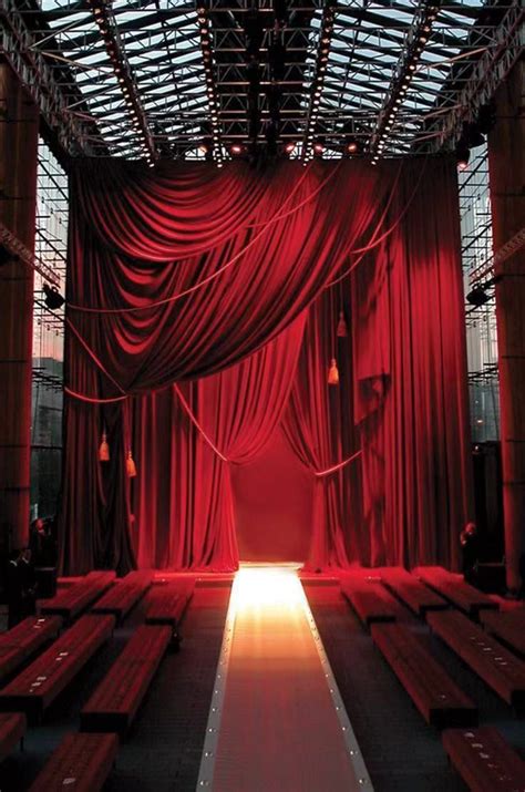 Pin by Emma Fong on 来福士圣诞美陈 | Stage curtains, Stage design, Red velvet curtains