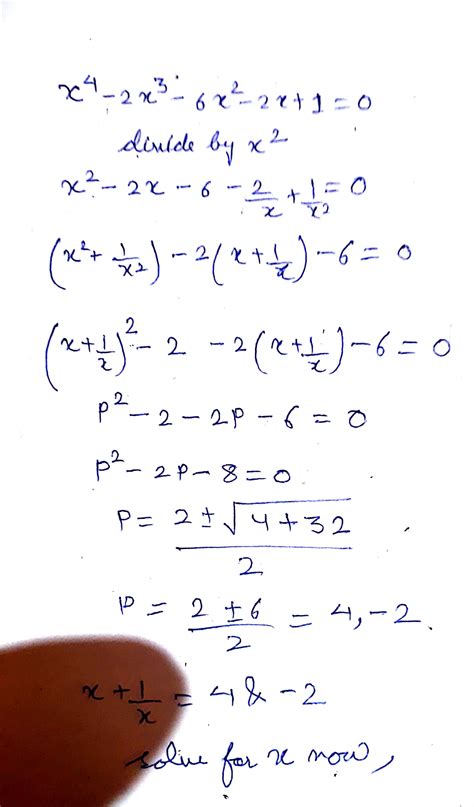 Bi-quadratic equation - Mathematics Stack Exchange