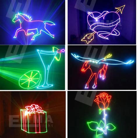 1.5w RGB laser 3D animation projector ILDA DMX dance bar Xmas Party ...