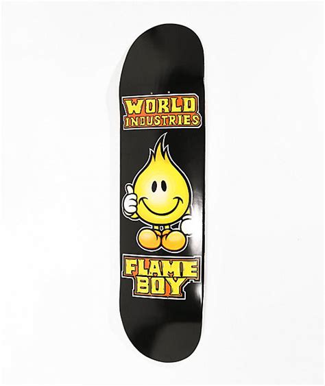 World Industries Flame Boy 8.25" Skateboard Deck