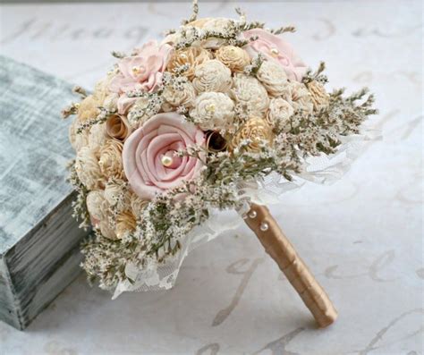 Rose Gold Bouquet Of Flowers / Rose Gold Bouquet Etsy / White roses are ...