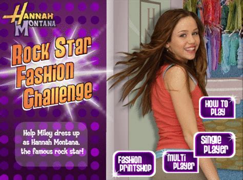 Hannah Montana: Rockstar Fashion Challenge : Disney Channel : Free ...