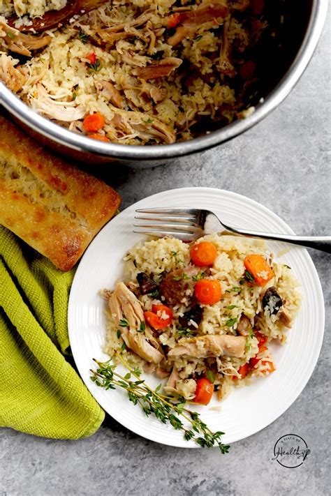 Easy Instant Pot Chicken and Rice Recipe - A Pinch of Healthy