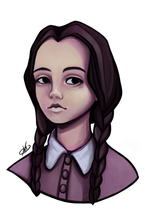 Wednesday Addams Drawing Realistic