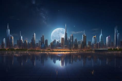 Cityscape Night Background Graphic by mimishop · Creative Fabrica