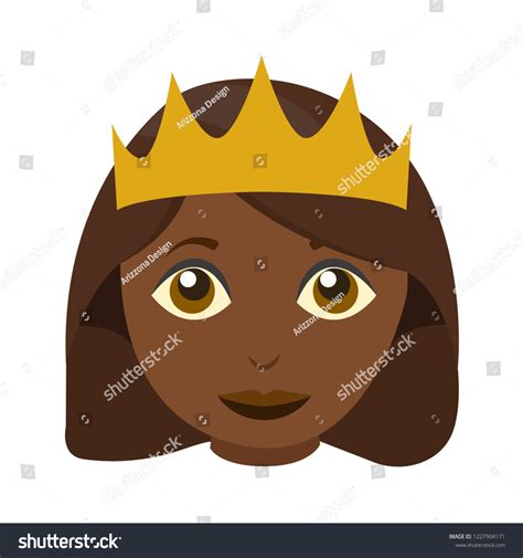 Emoji Princess Vector Stock Vector (Royalty Free) 1227904171 | Shutterstock