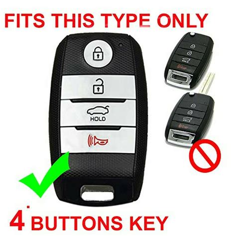 2ps Silicone Entry Car Case Protector Smart Remote Keyless Fob Cover for Kia Key - Remote Entry ...