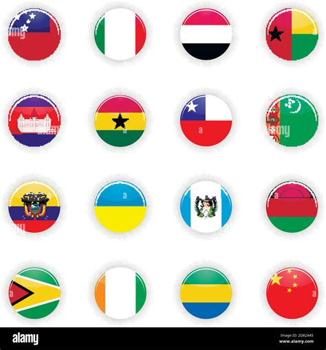 Flags Of The World Global World Flags Vector Design Images Global Flags World Flags World Flag ...