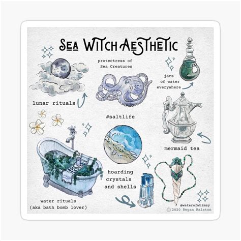 Sea Witch Drawing & Illustration Art & Collectibles etna.com.pe