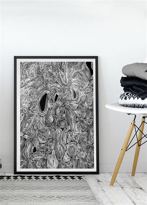 TOPOGRAPHIC LINES POSTER – Postersprints