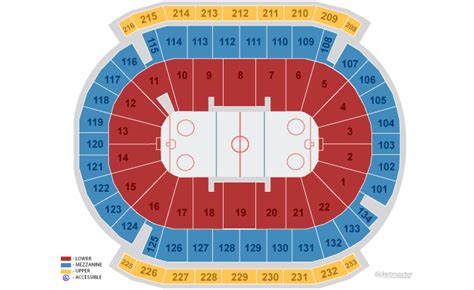 Prudential Center Seating Chart in Newark, NJ