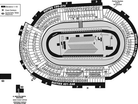 Bristol Motor Speedway Seating Chart