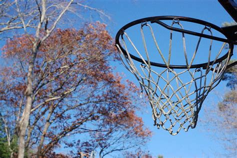 Autumn foliage & basketball hoop | Chris Devers | Flickr