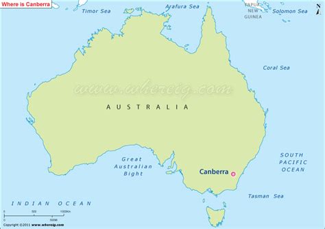 Where is Canberra, Australia? | Where is Canberra Located on the Map