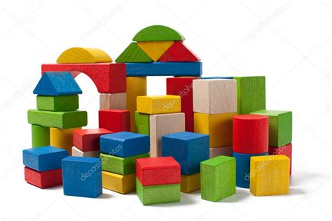 City of colorful wooden toy blocks — Stock Photo © jirkaejc #2281198