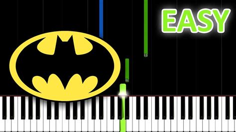 Batman Theme Song - EASY Piano Tutorial (Synthesia) | Easy piano, Piano tutorial, Batman theme