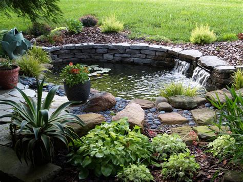 DIY Small Pond Fountain | Backyard Design Ideas