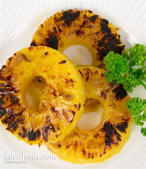 Eden Foods - Eden Recipes Spicy Ginger Glazed Pineapple