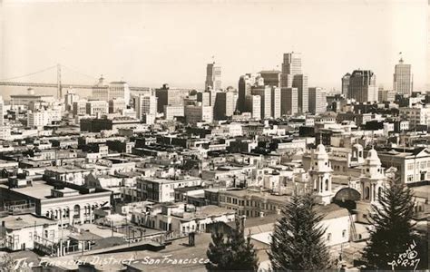 The Financial District San Francisco, CA Pictorial Postcard