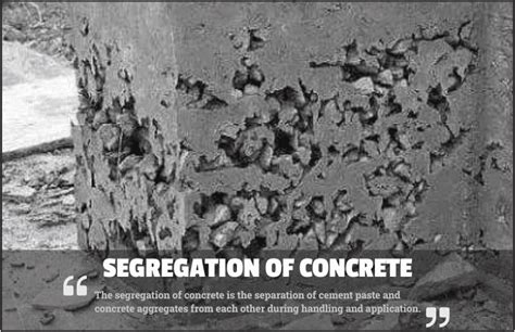 Segregation of Concrete: Types, Causes, Preventions