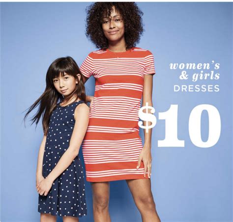 Old Navy: Women's & Girls Dresses Only $10 Each (Today Only) + More