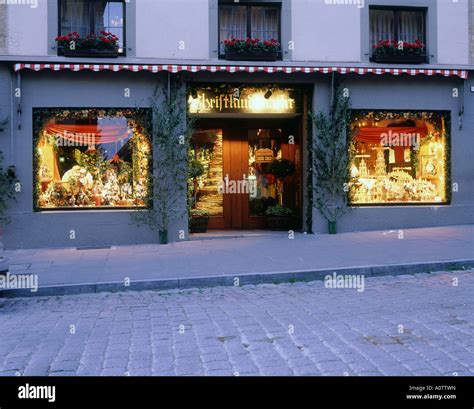 Christmas Market at Rothenburg Stock Photo - Alamy