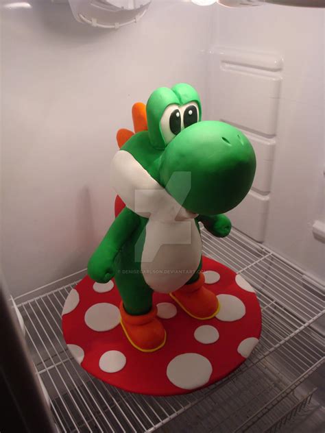 Yoshi Cake by DeniseCarlson on DeviantArt