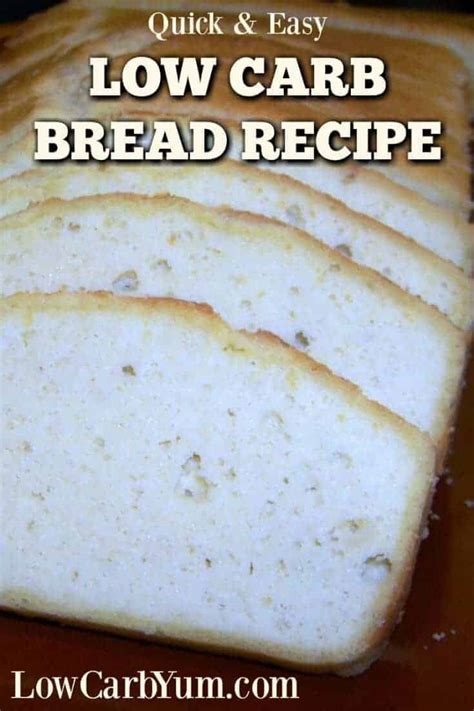 Quick Low Carb Bread Recipe - Gluten Free | Low Carb Yum