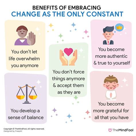 Change Is The Only Constant in Life & 5 Benefits of Embracing Change