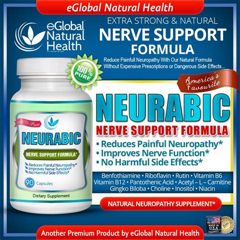 Neuropathy Nerve Support Formula - Neuropathy Vitamins - Nutritional Support of Peripheral ...