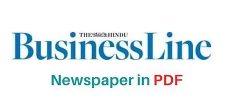 Business Line Newspaper Free PDF Download 3 December 2024