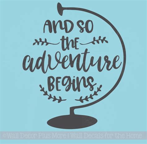 So The Adventure Begins Quote - And So The Adventure Begins Hand ...