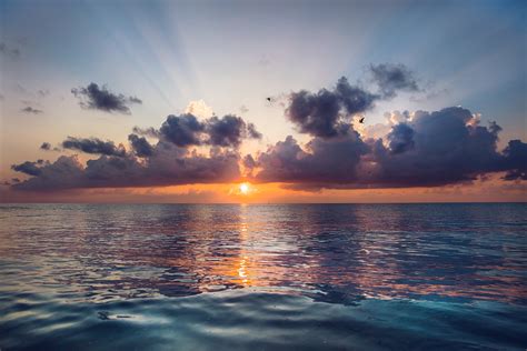 Ocean Sunset Zoom Background | Download Free Peaceful Zoom Backgrounds ...