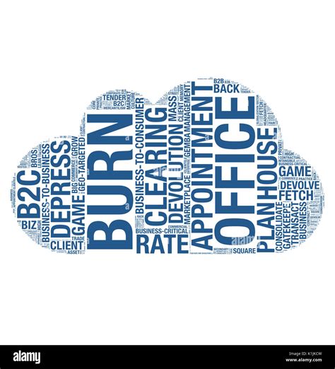 Word cloud of business terms are creating cloud shape on isolated white ...