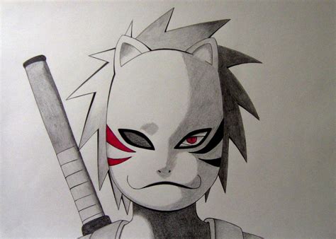 Kakashi Hatake Anbu by Linpoo on deviantART | Naruto sketch drawing, Naruto sketch, Kakashi drawing