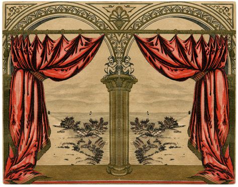 12 Victorian Curtain Images! - The Graphics Fairy