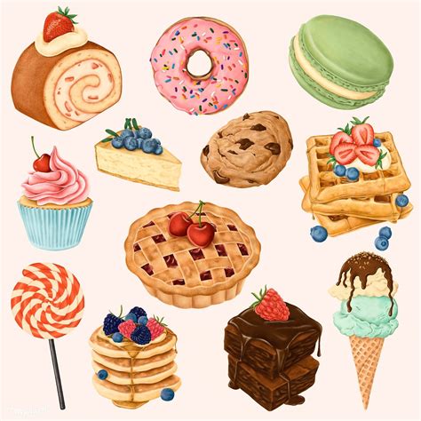 How To Draw Cute Desserts | Images and Photos finder