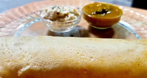 Paper Masala dosa is a South Indian meal served with sambhar and chutney 12085967 Stock Photo at ...