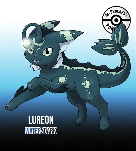 In-Progress Pokemon Evolutions | Lureon (Water/Dark) #??? - On rare ...