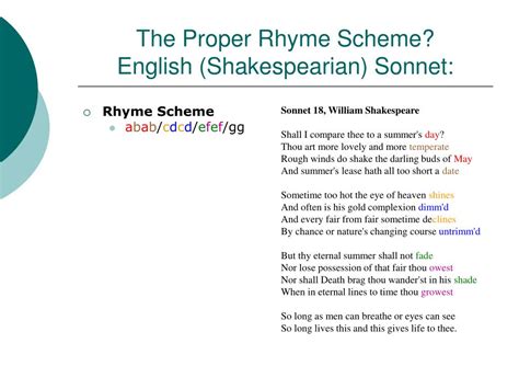 PPT - How to Write an English Sonnet PowerPoint Presentation, free ...