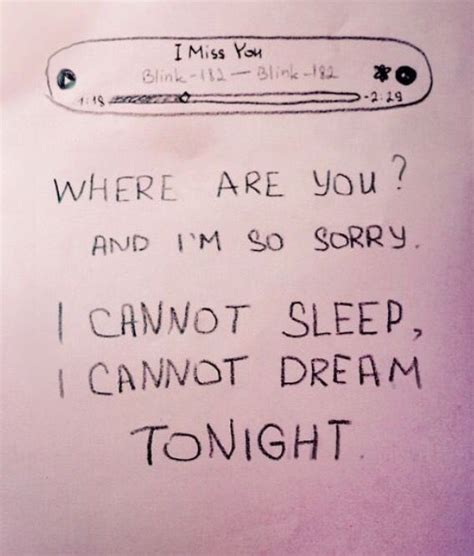 Pin by Pinner on Blink182. | Band quotes, Miss you blink 182, Lyrics